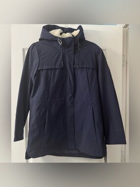 Free Country Women’s Super Softshell Hooded Jacket Water & Wind Resistant Navy